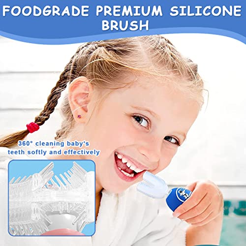 HANNEA Ultrasonic U Shape Electric Toothbrush for Kids 5-7 Years Old, 3 Cleaning Modes, with Replacement Toothbrush Tip, USB Rechargeable Toothbrush for Kids Waterproof Electric Toothbrush HANNEA Ultrasonic U Shape Electric Toothbrush for Kids 5-7 Years Old, 3 Cleaning Modes, with Replacement Toothbrush Tip, USB Rechargeable Toothbrush for Kids Waterproof Electric Toothbrush
